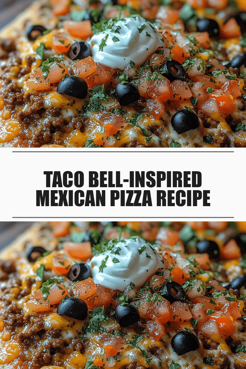 Taco Bell-Inspired Mexican Pizza Recipe