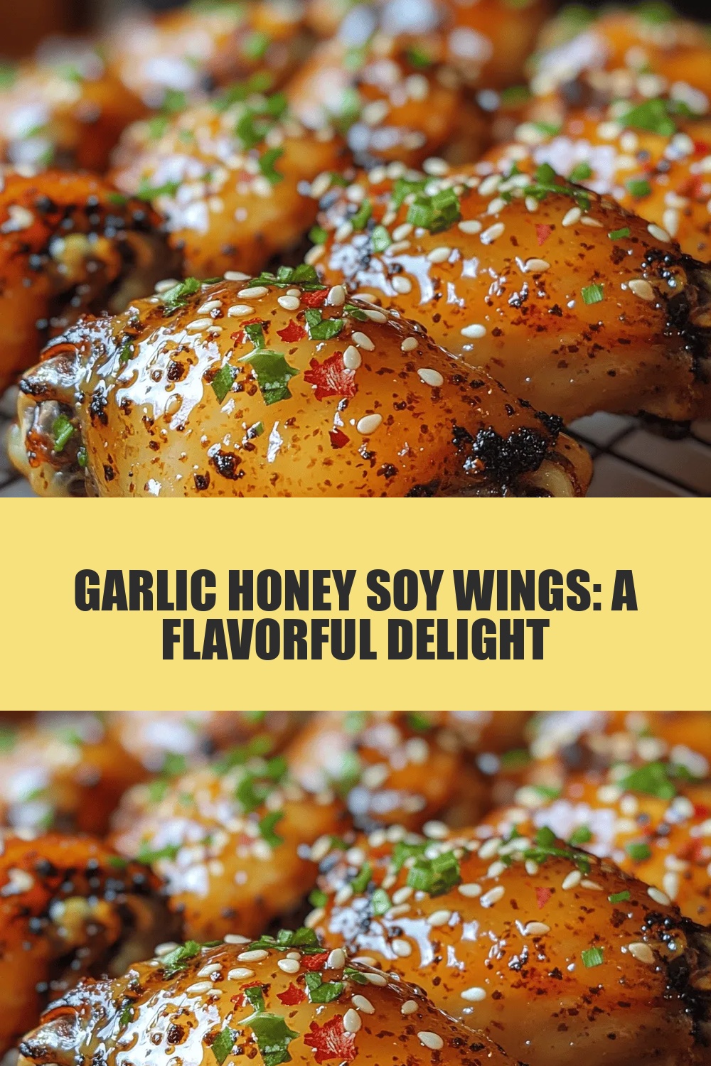 Garlic Honey Soy Wings: A Flavorful Delight