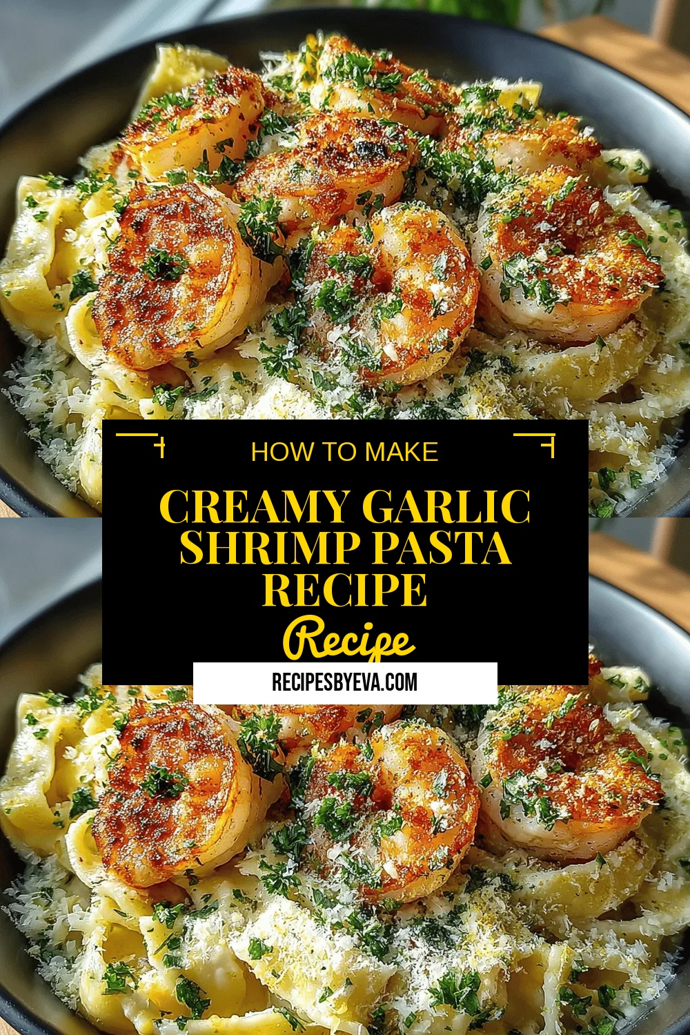 Creamy Garlic Shrimp Pasta Recipe