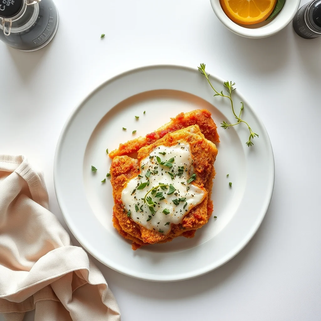 Herb-Crusted Baked Chicken Parmesan