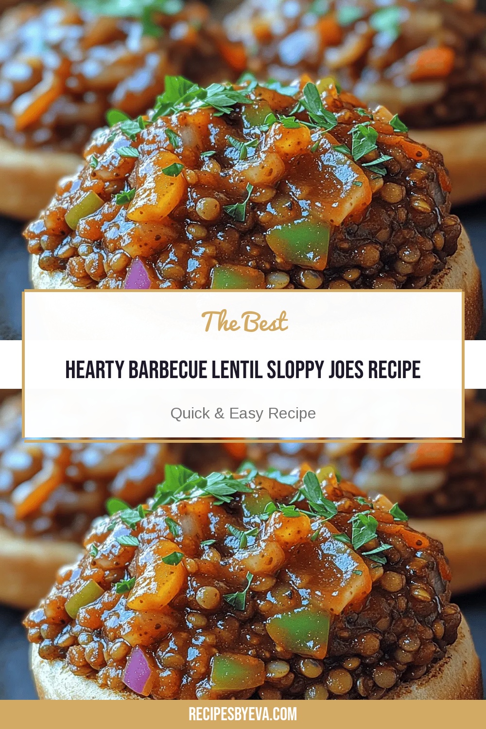 Hearty Barbecue Lentil Sloppy Joes Recipe