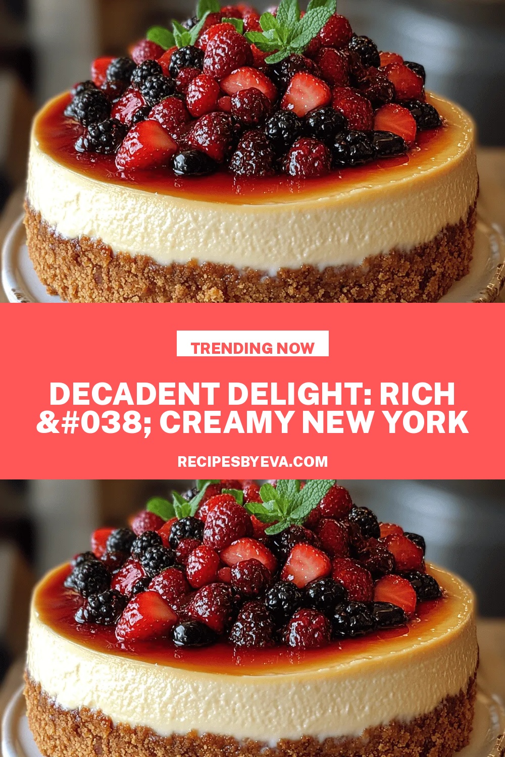 Decadent Delight: Rich & Creamy New York Cheesecake