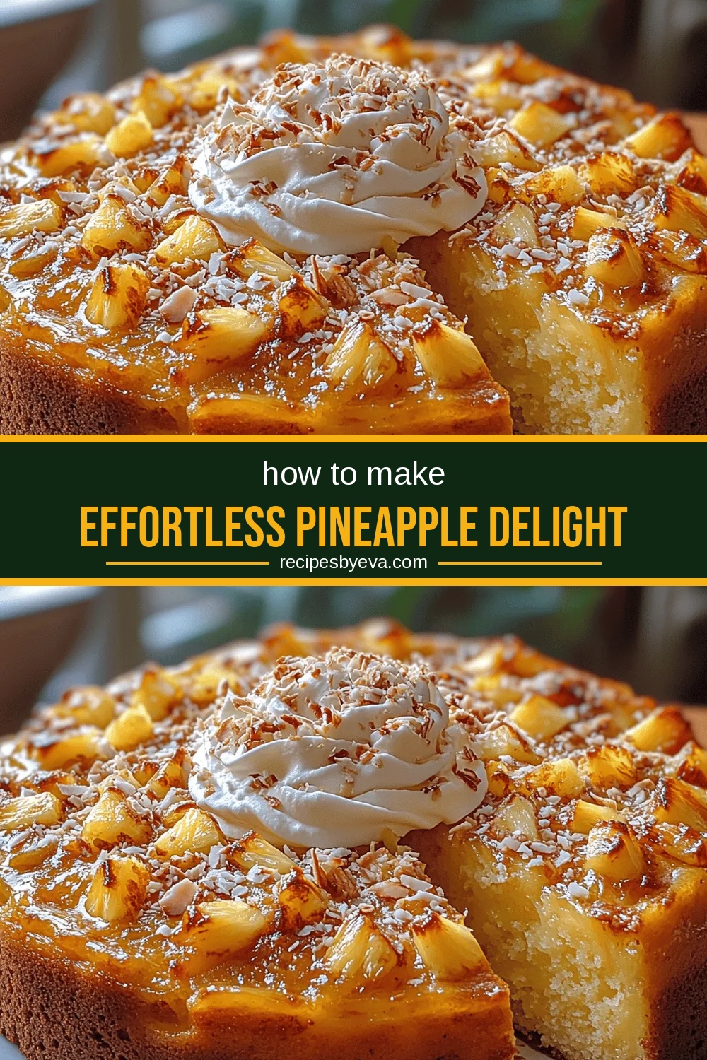Effortless Pineapple Delight Cake: A Tropical Treat for Every Occasion