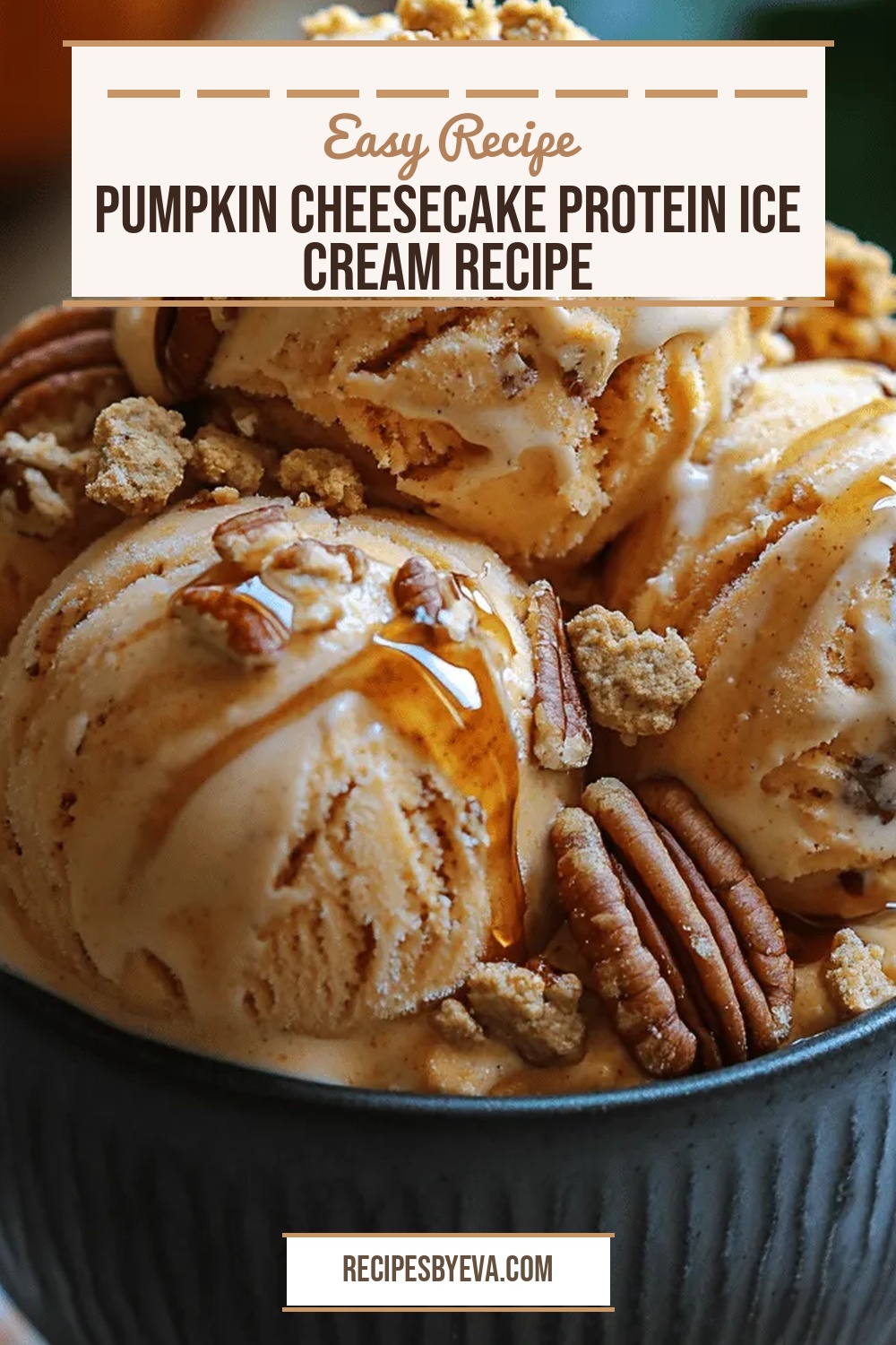 Pumpkin Cheesecake Protein Ice Cream Recipe