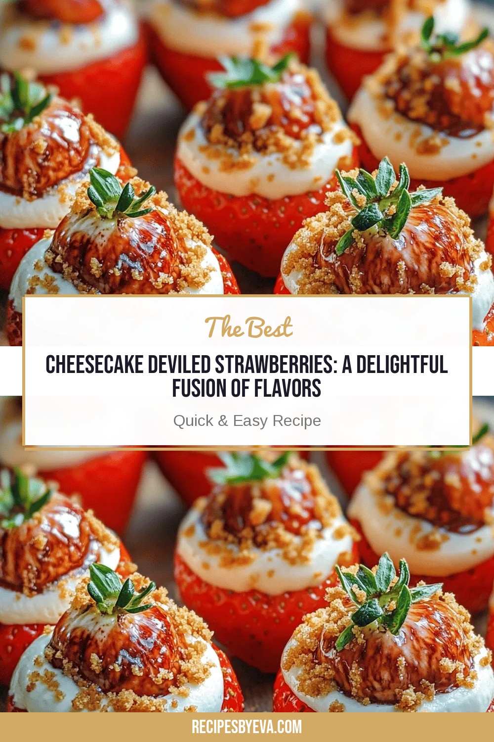 Cheesecake Deviled Strawberries: A Delightful Fusion of Flavors