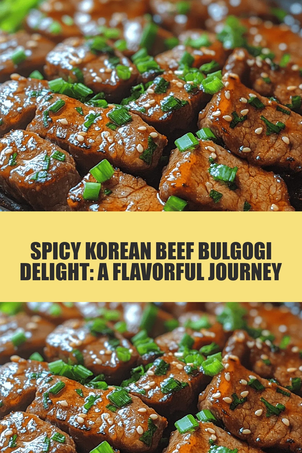 Spicy Korean Beef Bulgogi Delight: A Flavorful Journey into Korean Cuisine