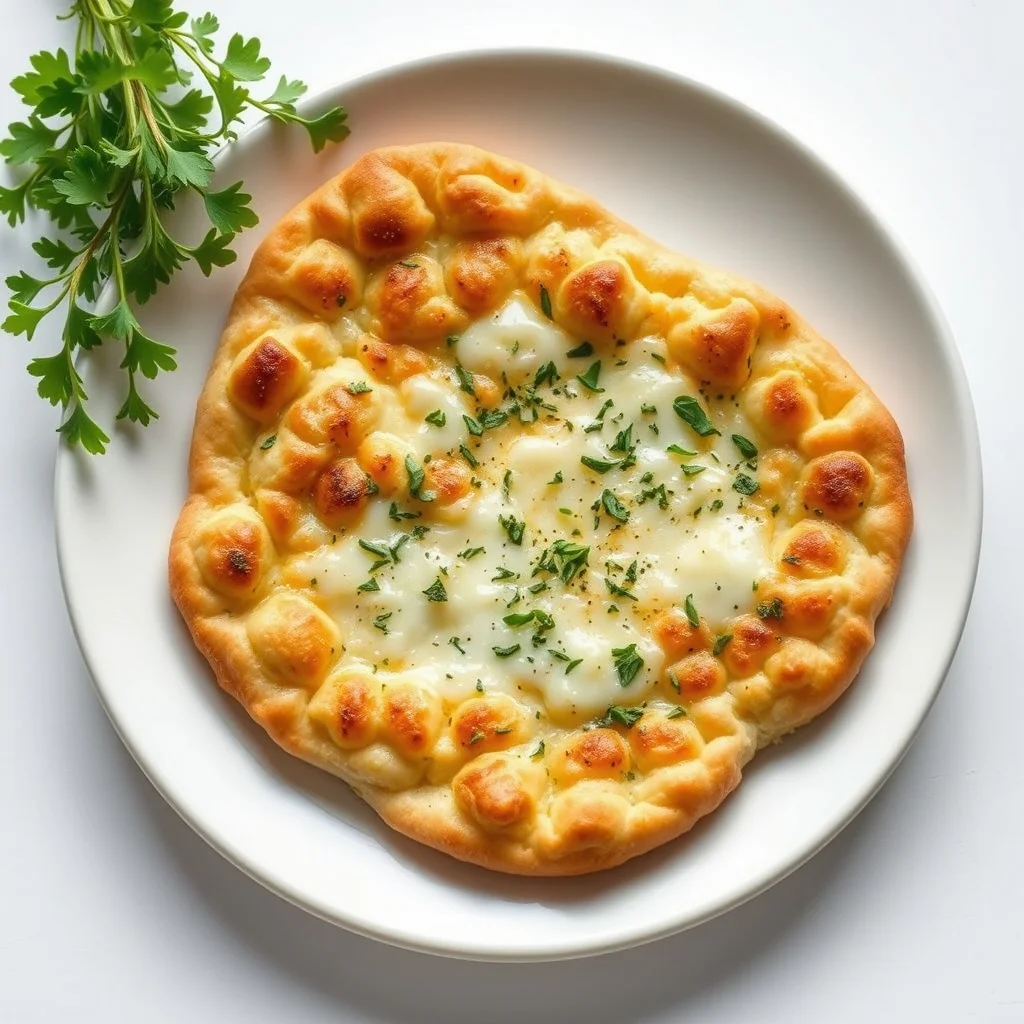 Cheesy Herb Toasted Crust Flatbread