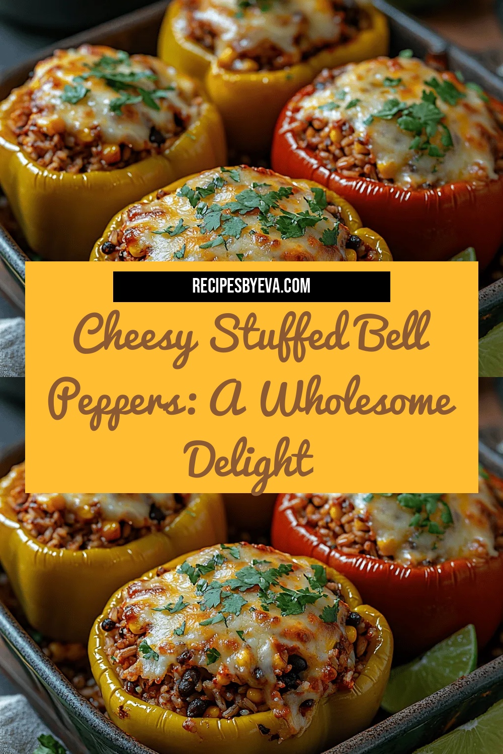 Cheesy Stuffed Bell Peppers: A Wholesome Delight