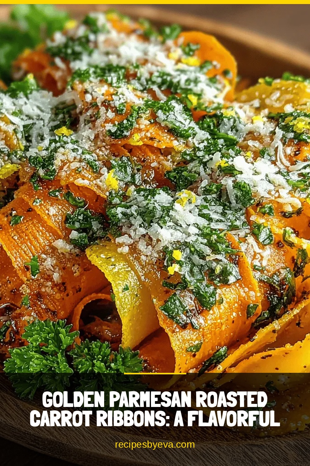 Golden Parmesan Roasted Carrot Ribbons: A Flavorful Side Dish