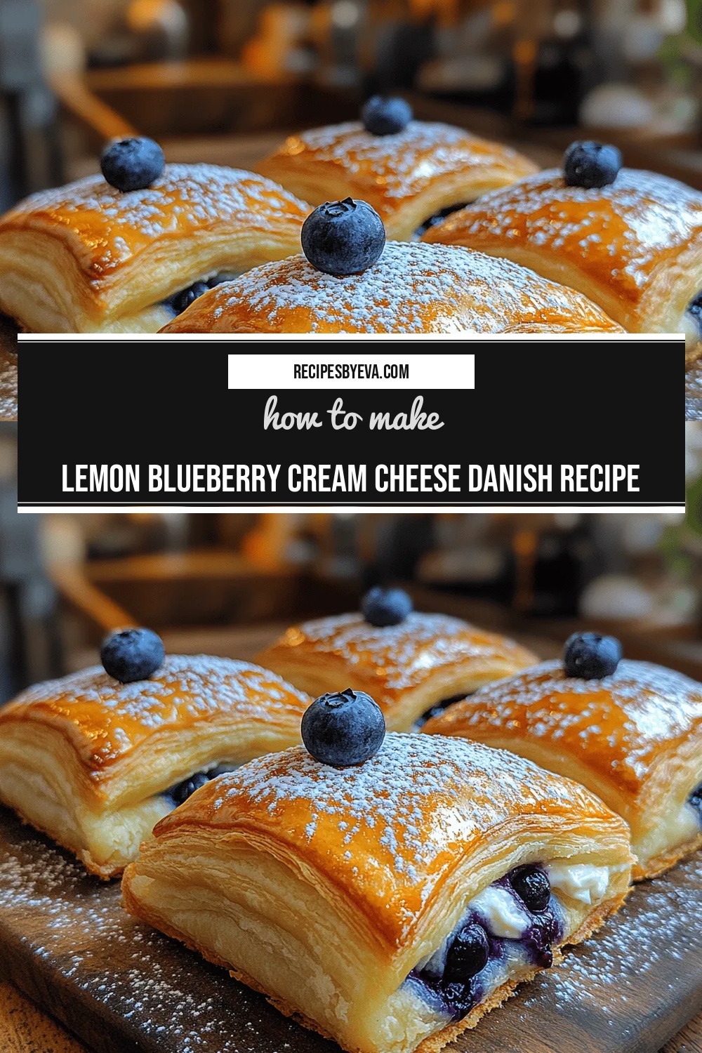 Lemon Blueberry Cream Cheese Danish Recipe