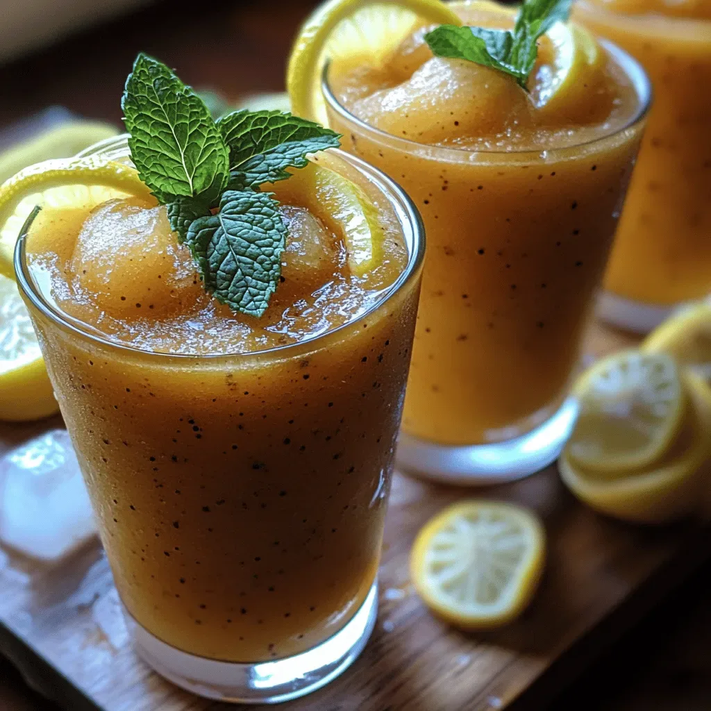 Frozen Peach Lemonade: A Refreshing Summer Delight