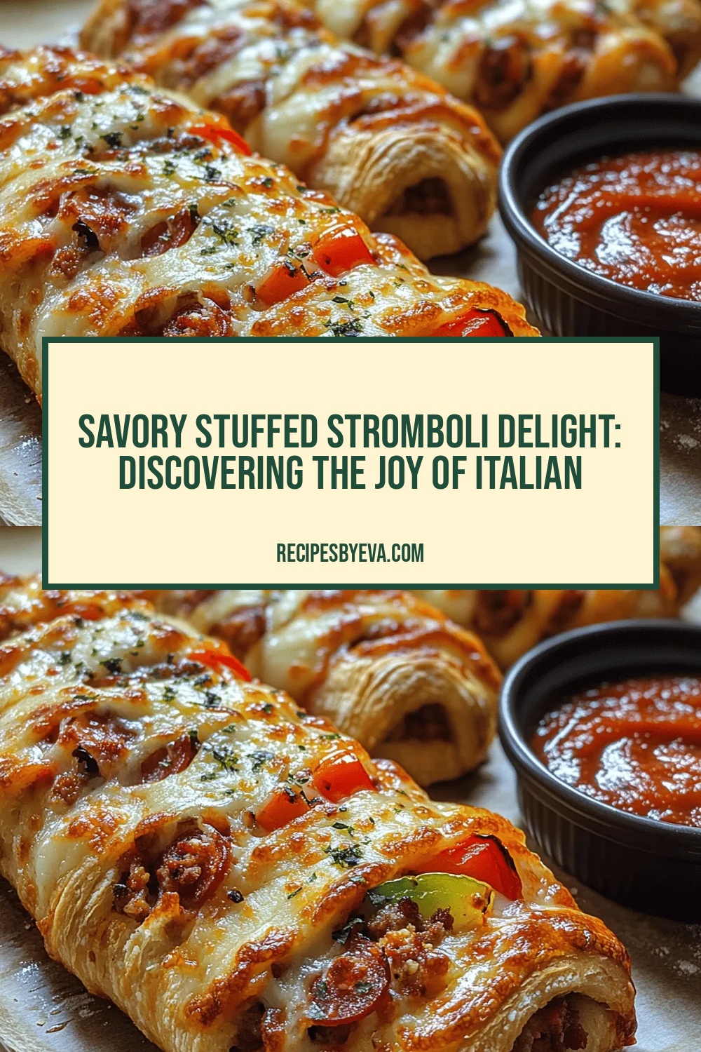 Savory Stuffed Stromboli Delight: Discovering the Joy of Italian Comfort Food