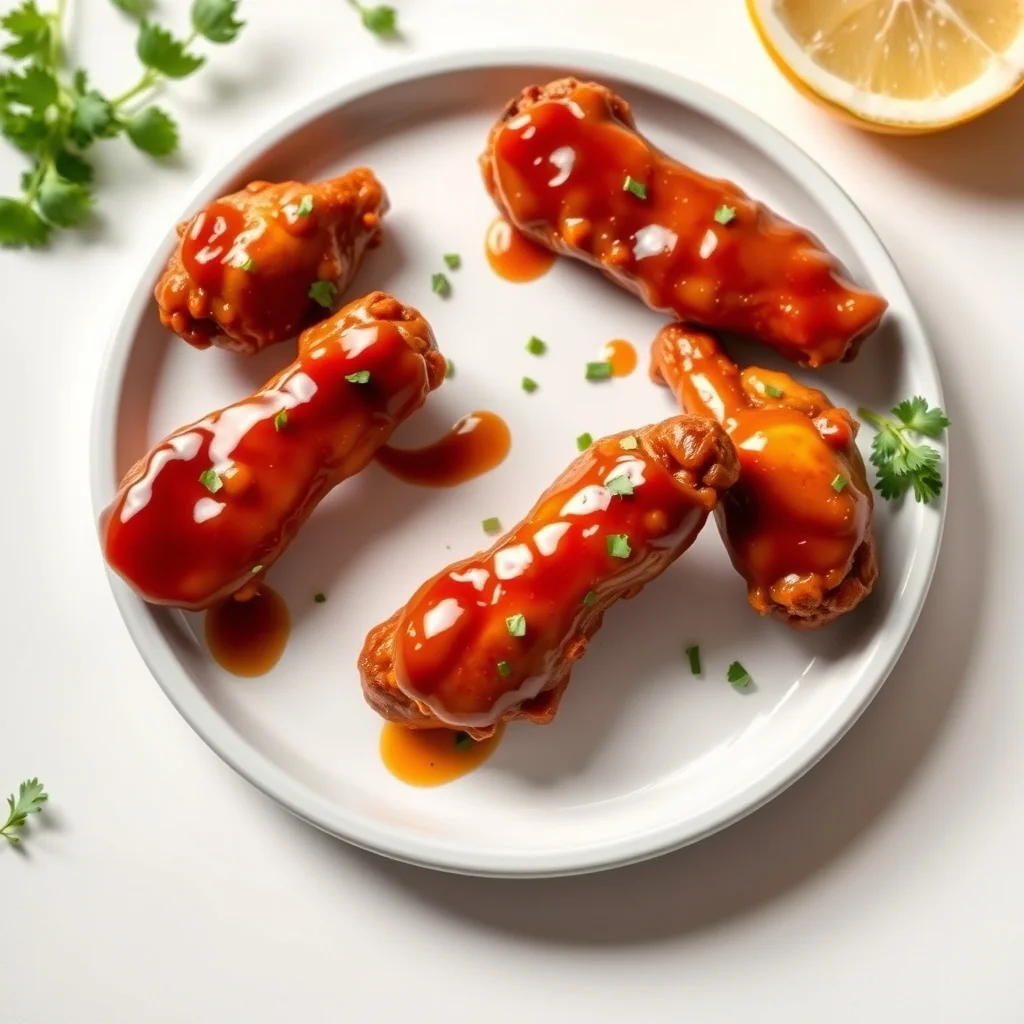 Spicy Maple Glazed Chicken Wings