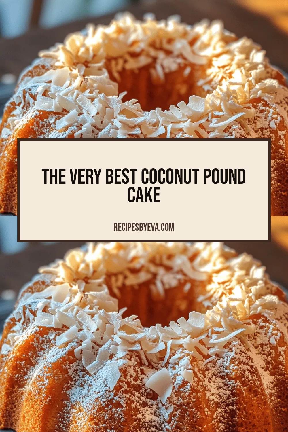 The Very Best Coconut Pound Cake