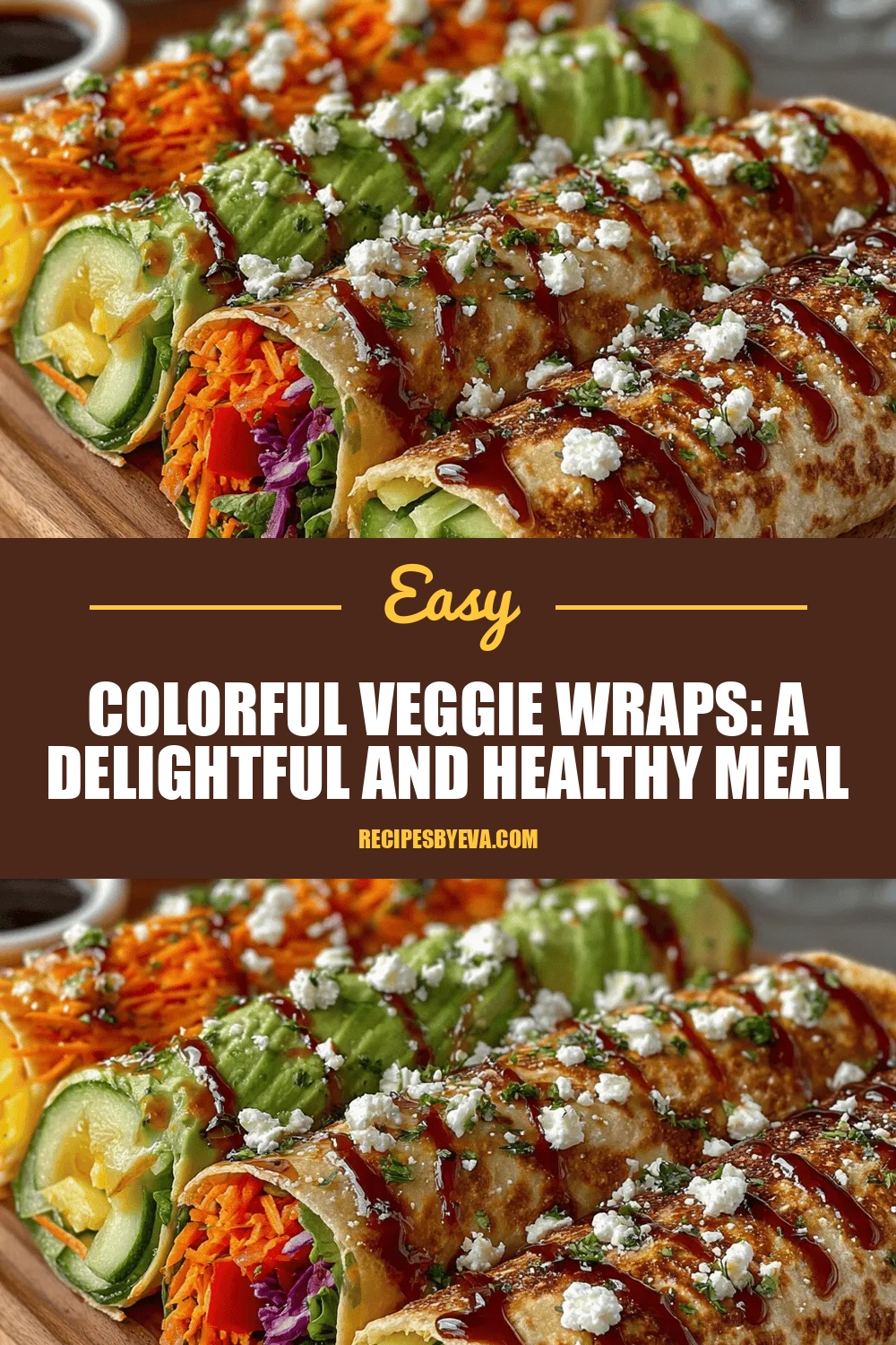 Colorful Veggie Wraps: A Delightful and Healthy Meal Option