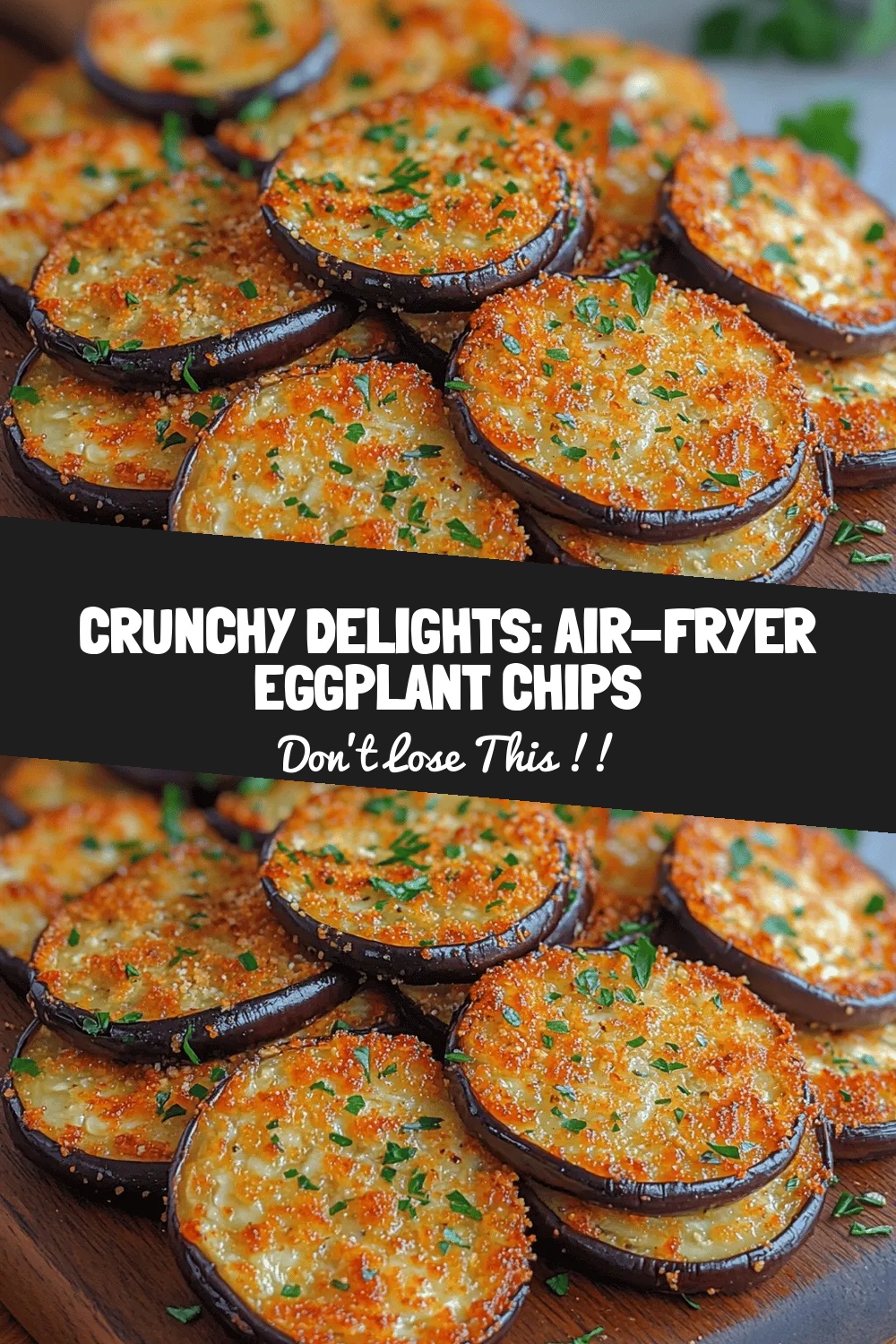 Crunchy Delights: Air-Fryer Eggplant Chips