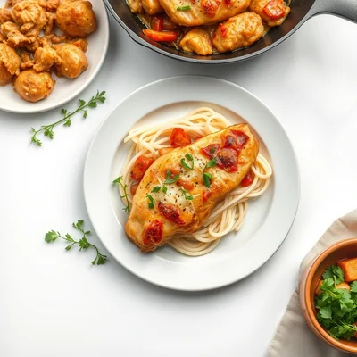 Turkey Parmesan Garlic Skillet