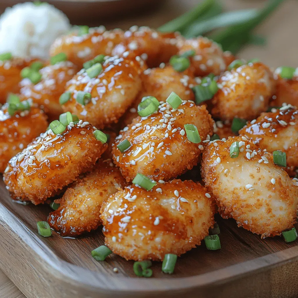 Sweet & Crunchy Honey Garlic Chicken Bites