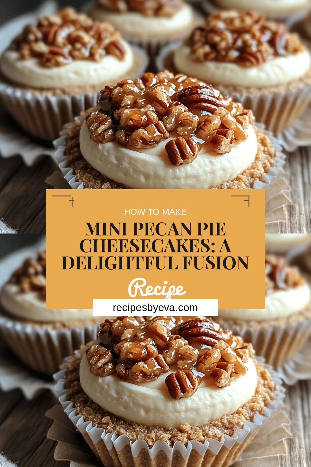 Mini Pecan Pie Cheesecakes: A Delightful Fusion of Flavors