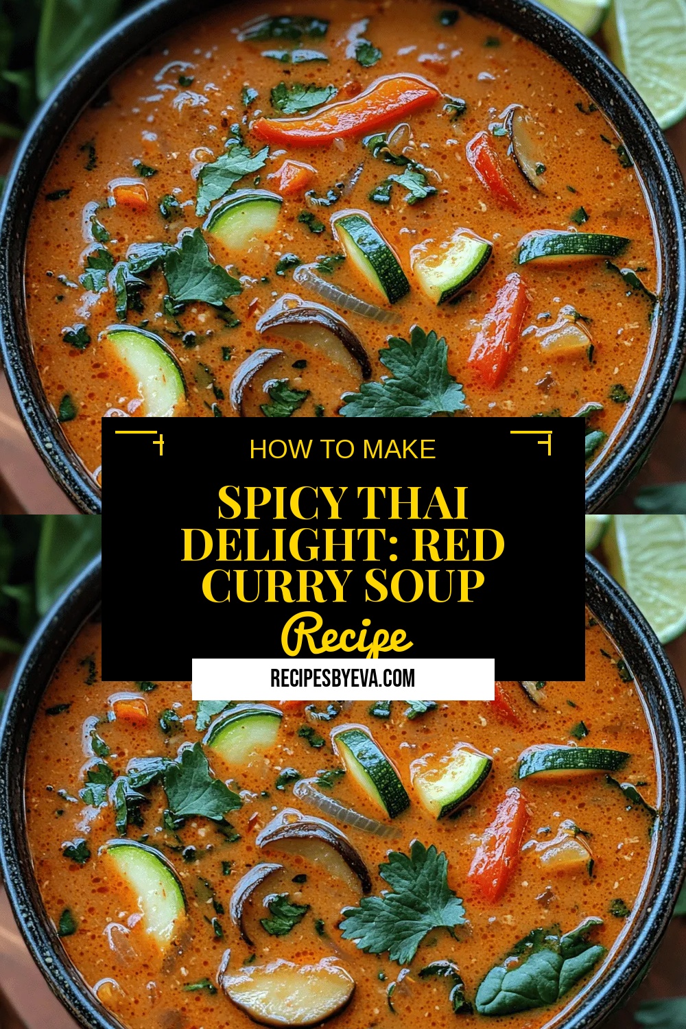 Spicy Thai Delight: Red Curry Soup