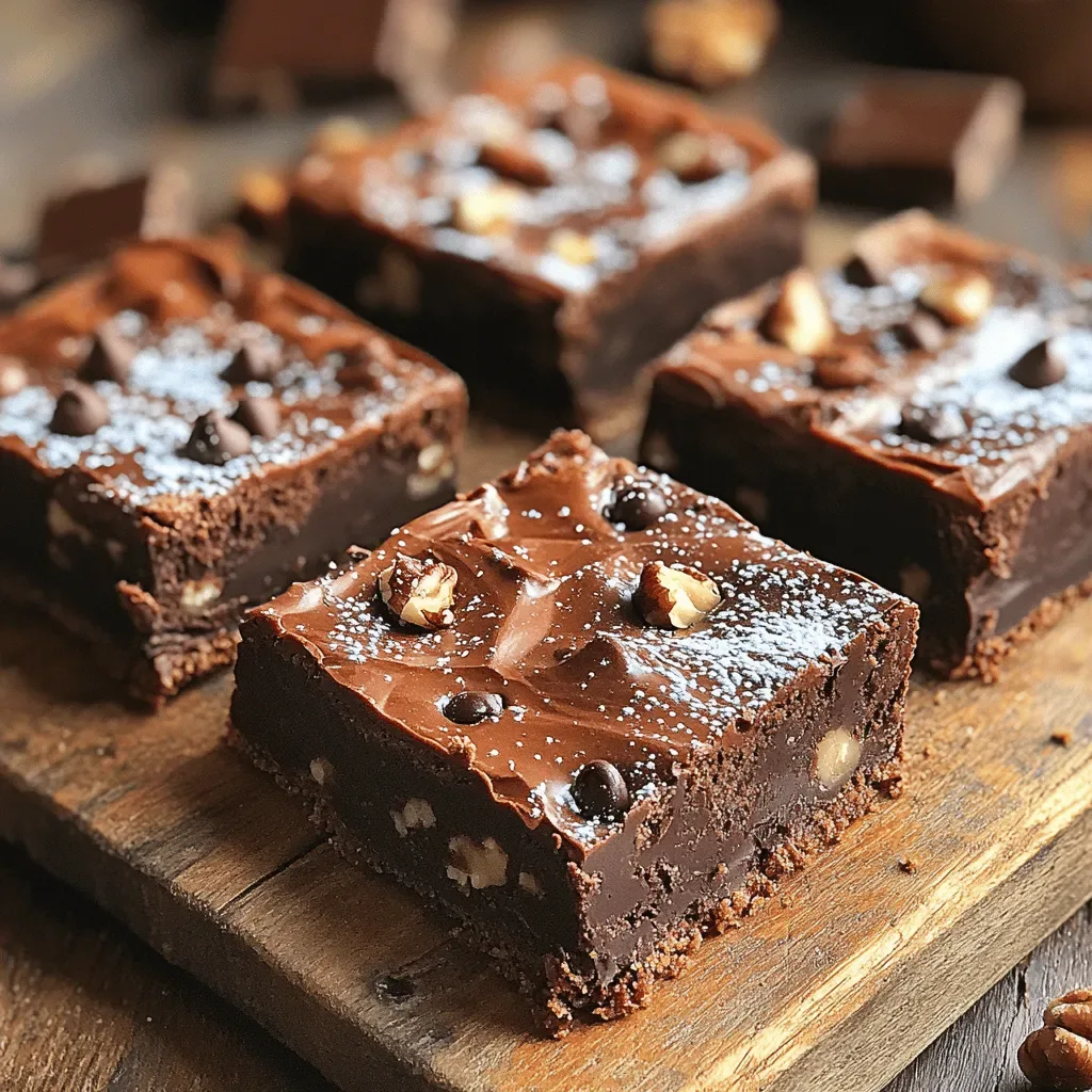 Indulge in Decadent Fudgy Chocolate Squares: A Rich and Easy Recipe