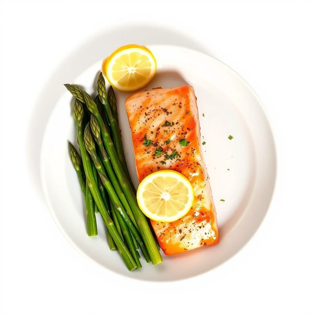 Zesty Lemon Herb Sheet Pan Salmon with Asparagus