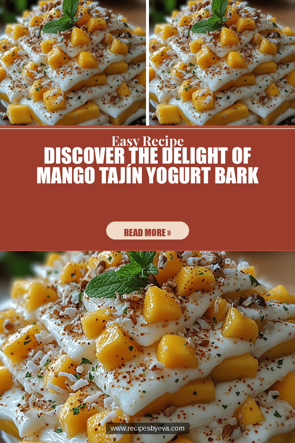Discover the Delight of Mango Tajín Yogurt Bark