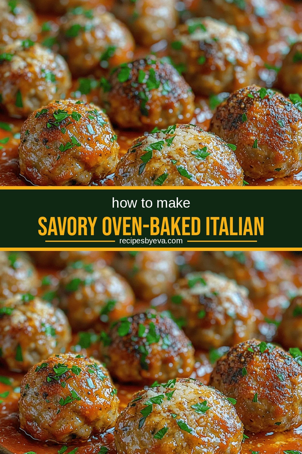 Savory Oven-Baked Italian Meatballs