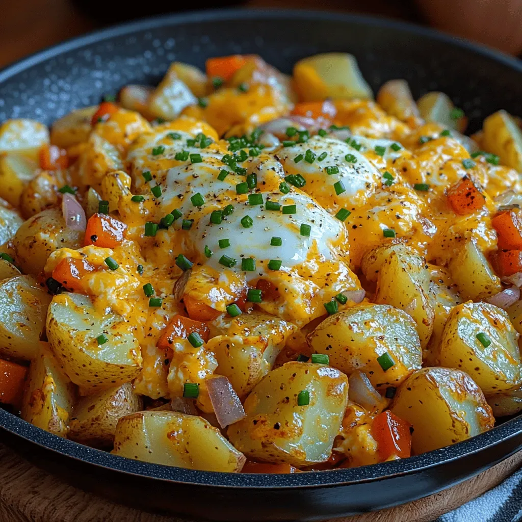 Cheesy Potato Egg Scramble Recipe: A Comforting Delight
