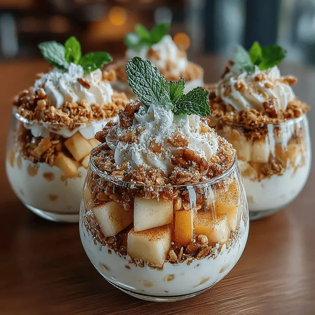 Cinnamon Apple Yogurt Snack Cups