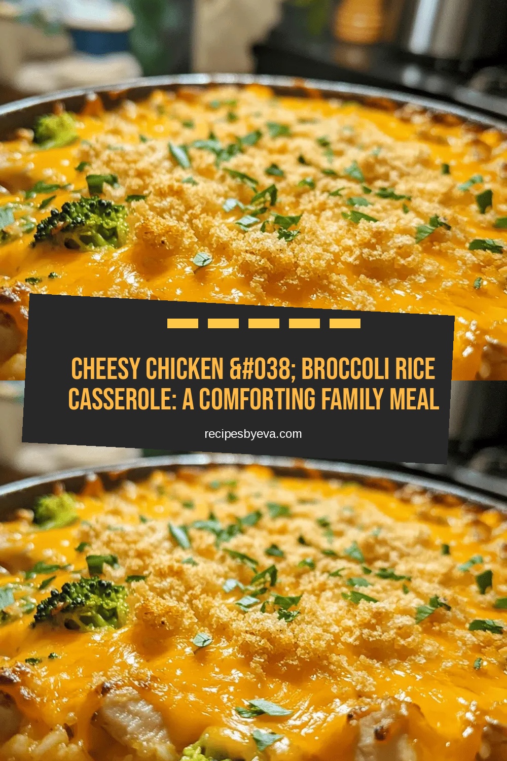 Cheesy Chicken & Broccoli Rice Casserole: A Comforting Family Meal