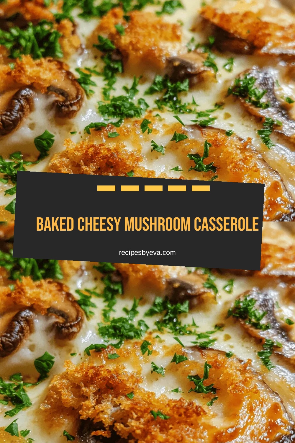 Baked Cheesy Mushroom Casserole