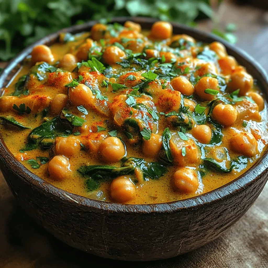 Chickpea & Spinach Delight: A Wholesome and Flavorful Recipe
