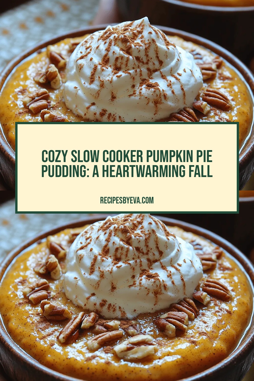 Cozy Slow Cooker Pumpkin Pie Pudding: A Heartwarming Fall Dessert Recipe