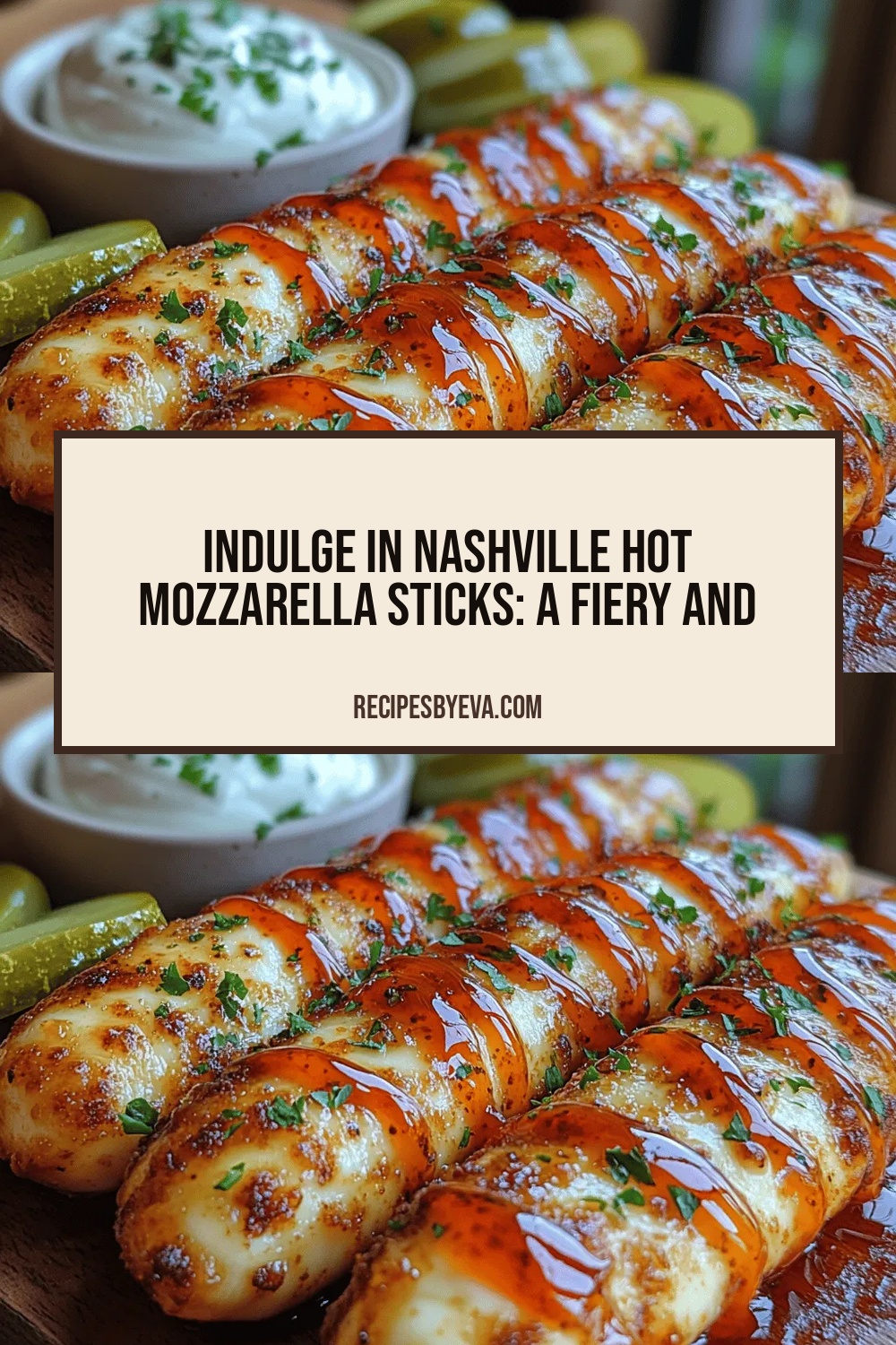 Indulge in Nashville Hot Mozzarella Sticks: A Fiery and Cheesy Delight