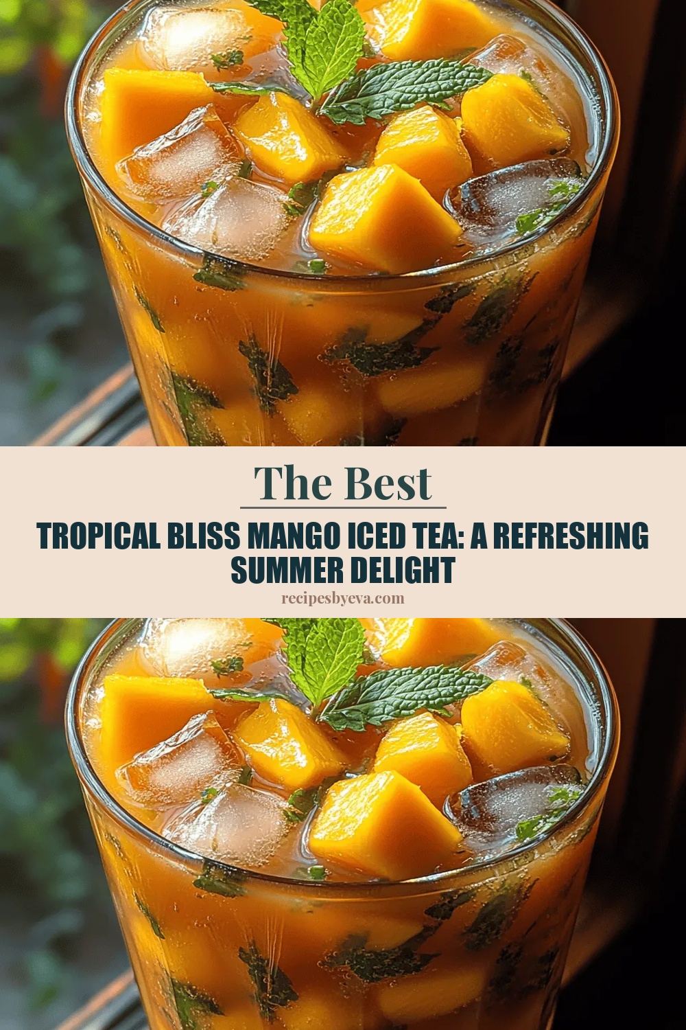 Tropical Bliss Mango Iced Tea: A Refreshing Summer Delight