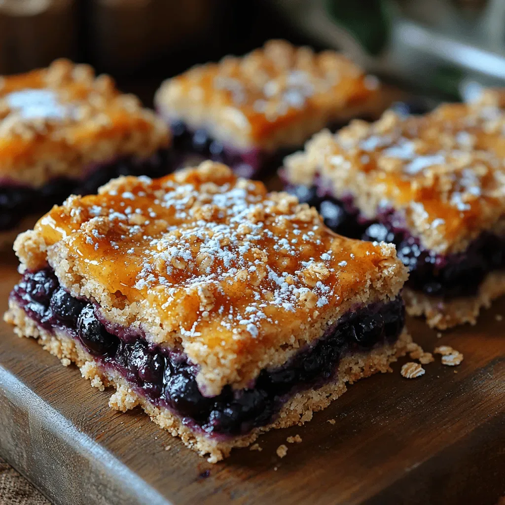 Blueberry Dream Crumble Bars: A Delightful Dessert Experience