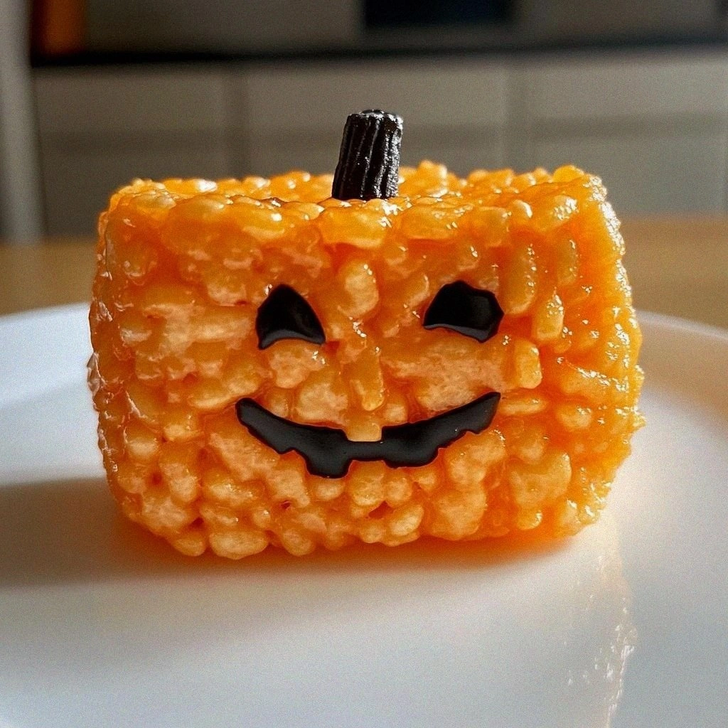 20 Minuten zu perfekten Jack O’Lantern Rice Krispies Rezept