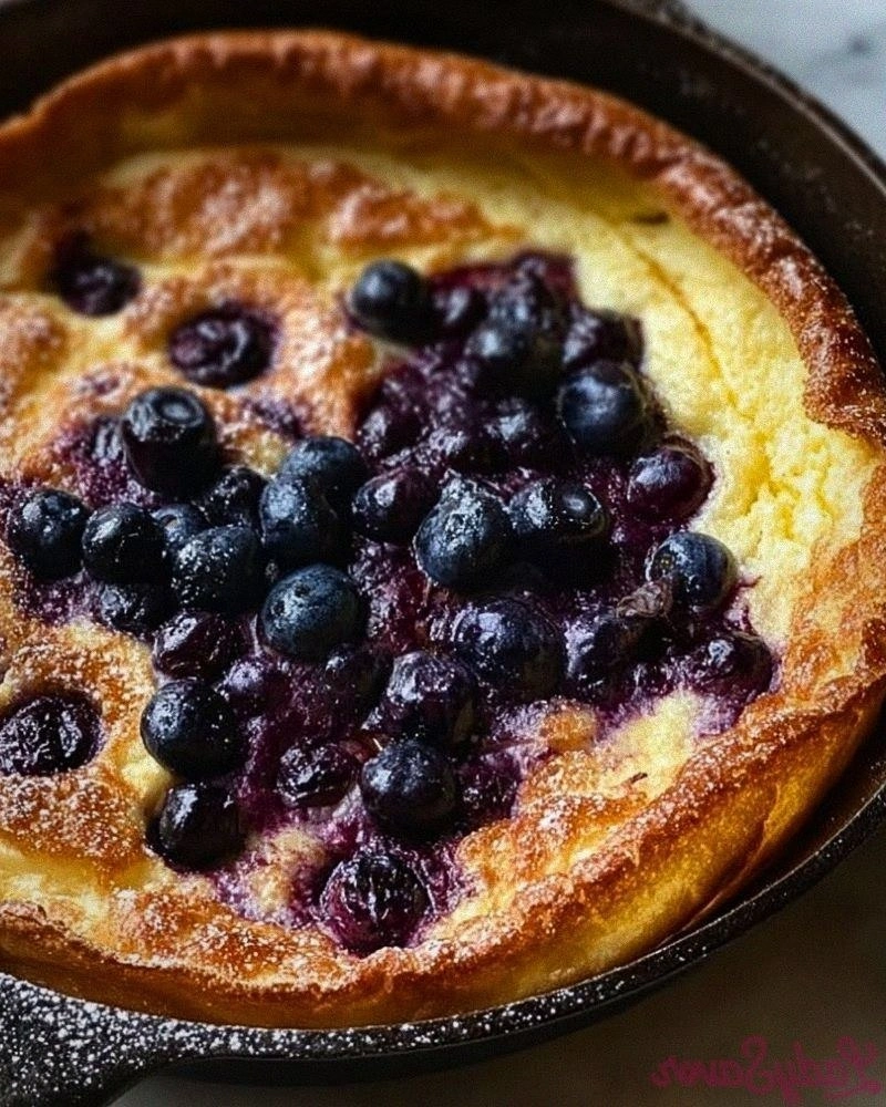 Blueberry Lemon Dutch Baby