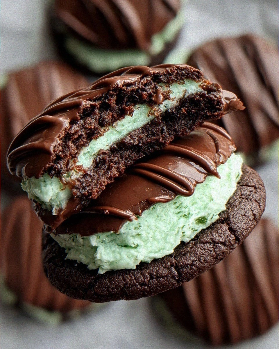 Chocolate Mint Cookies