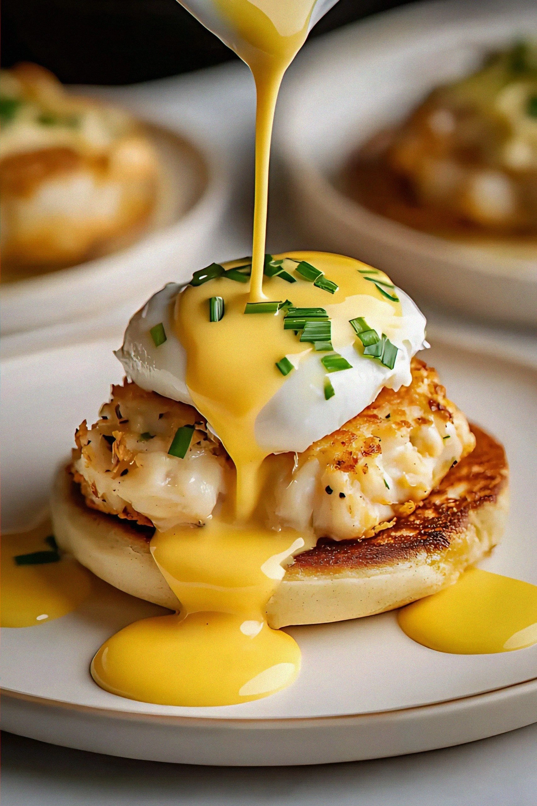 Crab cake benedict recipe