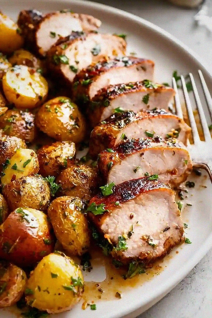 Crispy Roasted Pork Tenderloin
