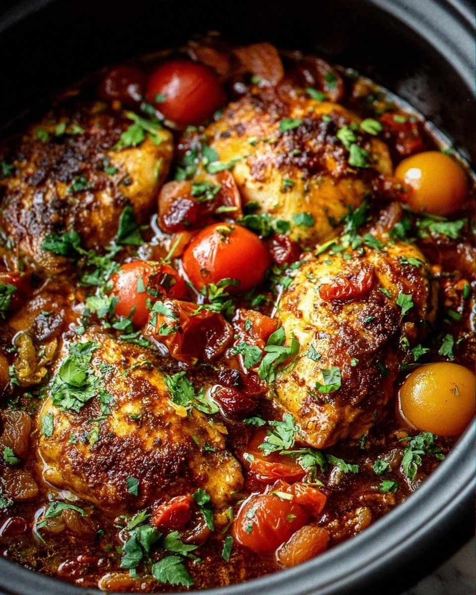 Crockpot Moroccan Chicken
