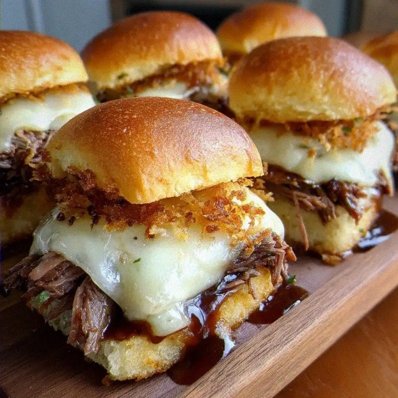 Easy French Dip Sliders Recipe
