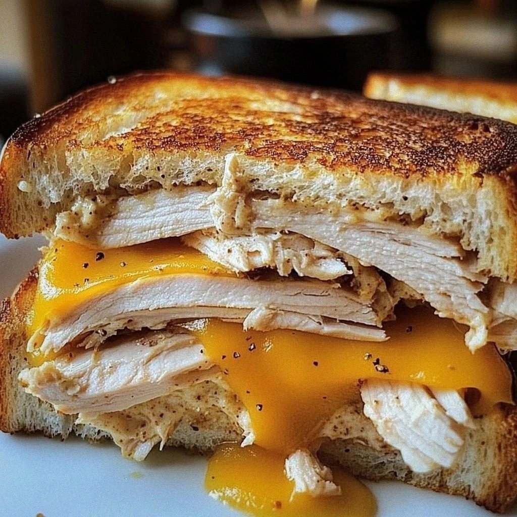 Easy Golden Turkey Dijon Melts