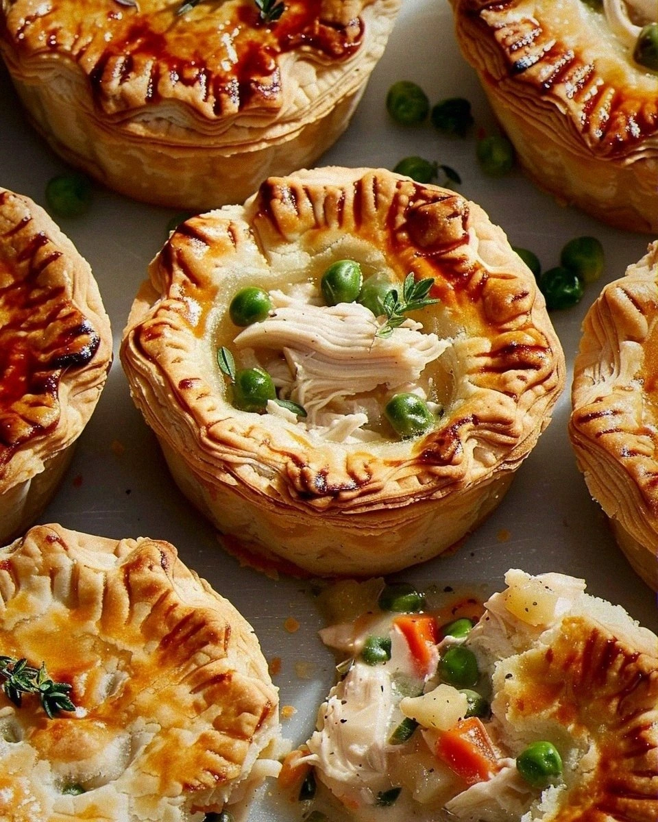Easy Mini Chicken Pot Pies