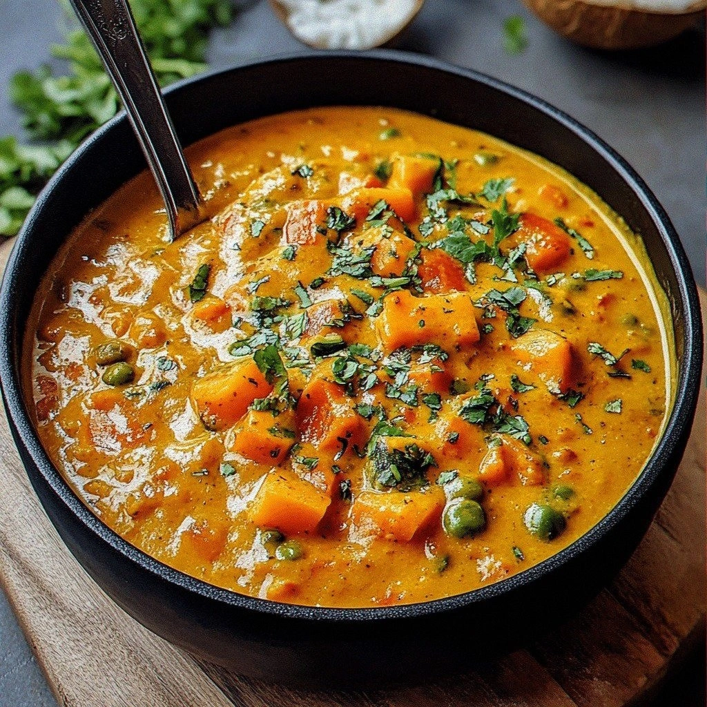 Easy Pumpkin Curry with Coconut Milk and Veggies