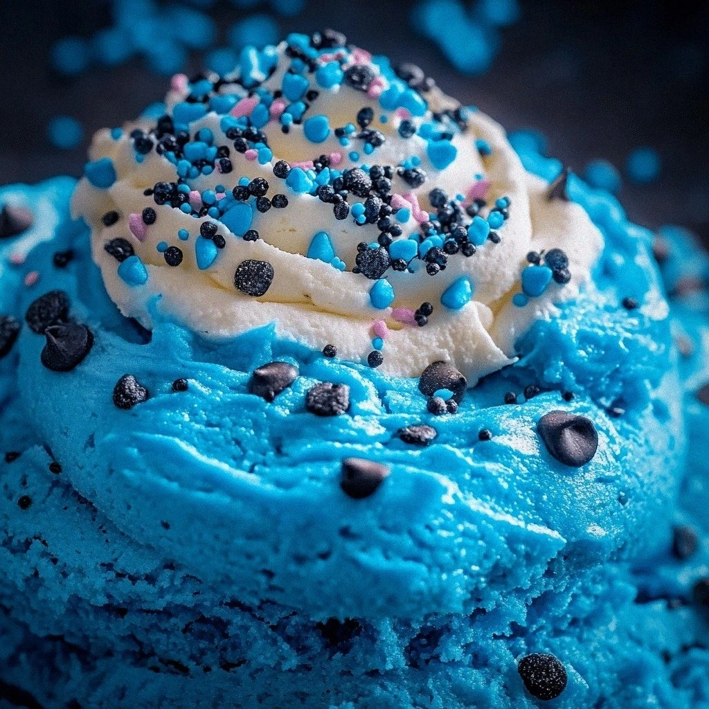 How to Make Cookie Monster Fluff in Minutes