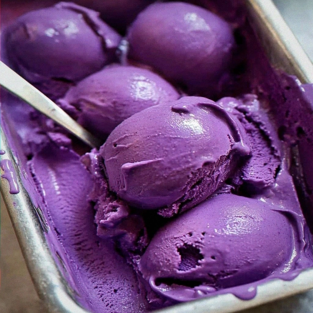 Indulge in Creamy Homemade Ube Ice Cream Delight