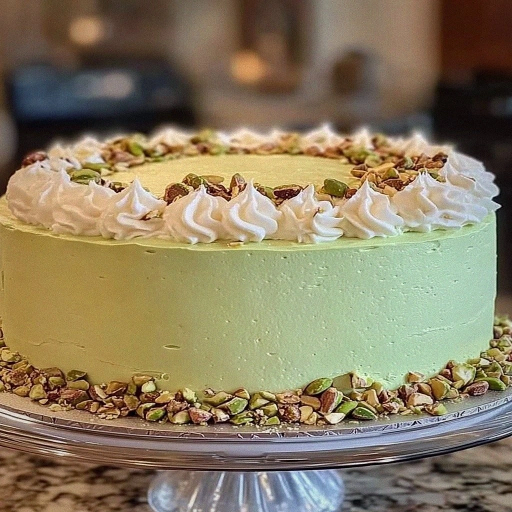 Irresistible Vanilla Bean Pistachio Cake Recipe Delight